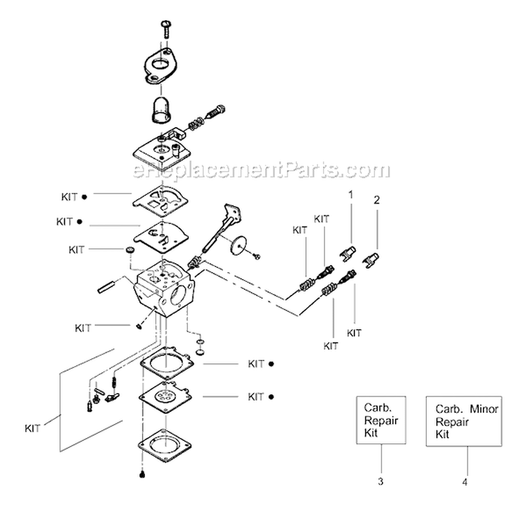 Page C Diagram and Parts List for SST Featherlite  LE Type 1 Weed Eater Trimmer